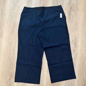 Old Navy Women’s Dark Blue Pixie Wide-Leg Pants